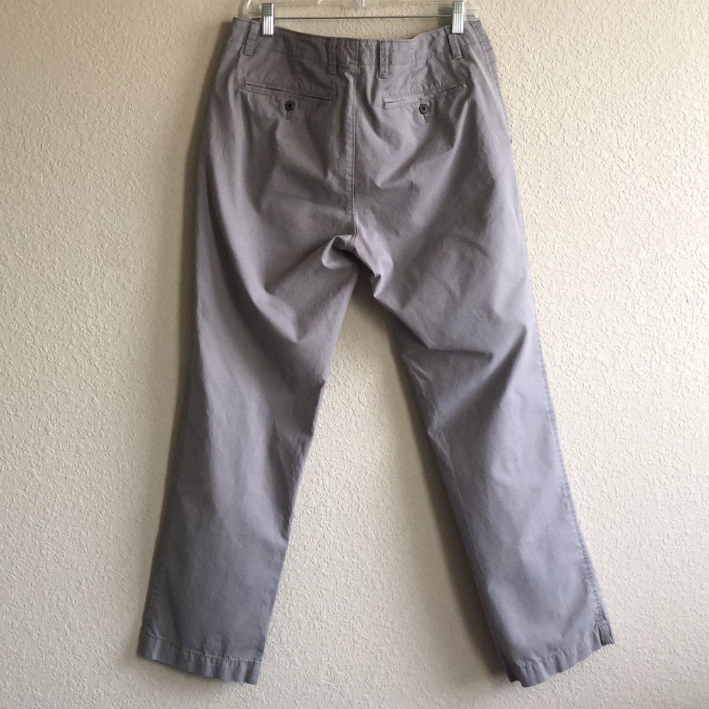 Men's, Khaki Pants, Croft & Barrow, Size 36 x 32, Gray - Picture 3 of 6